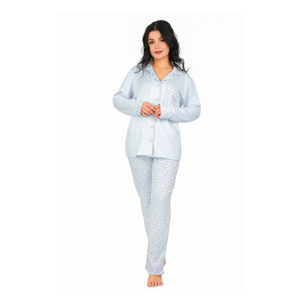 Women's Classic Printed Pajama Set
