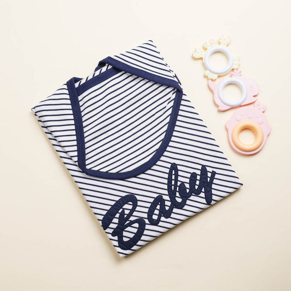 Cotton Baby Blanket with Hood