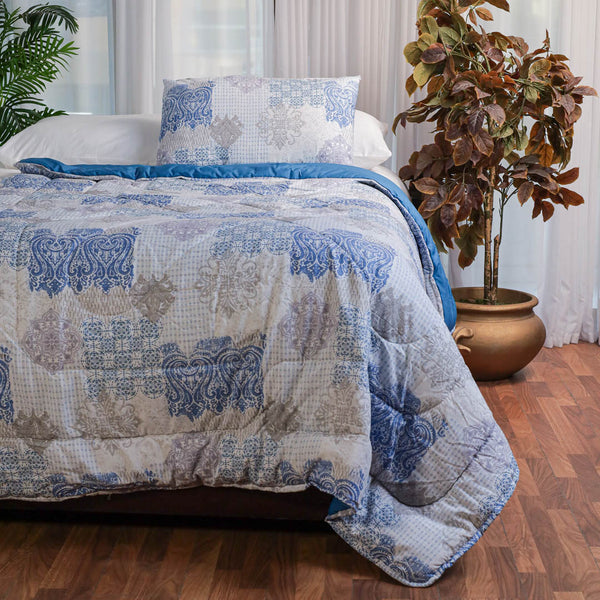 Single double-faced quilt