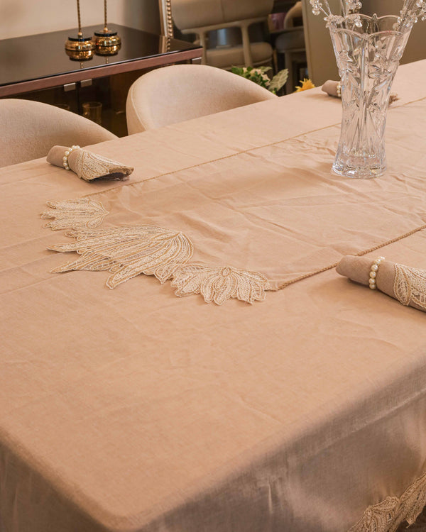 Crown Linen Tablecloth