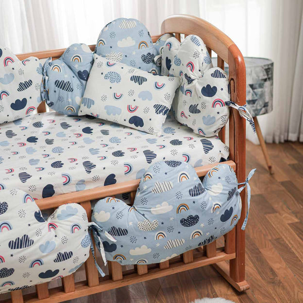 Baby crib cloud sides