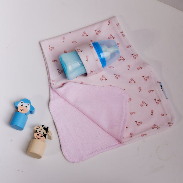 Shoulder Burp Cloths with Bottle Holder