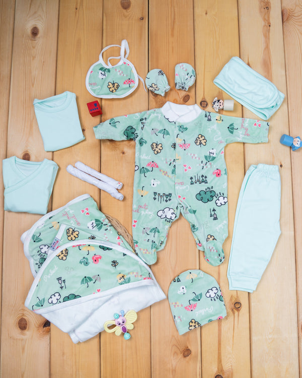 Printed Winter Newborn Hospital Set