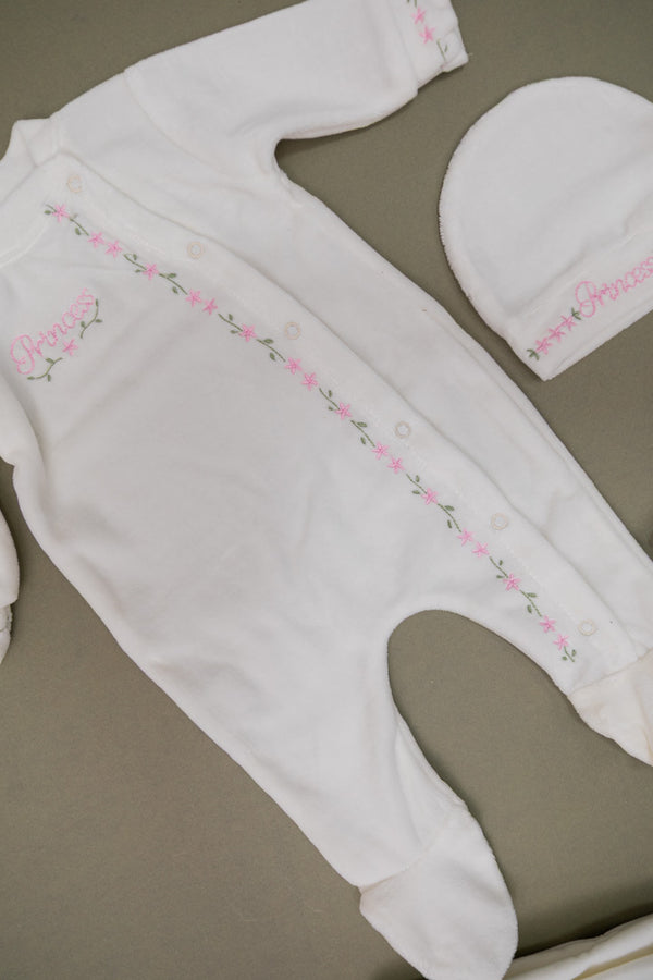 Velvet Baby Winter Set – 4 Pieces