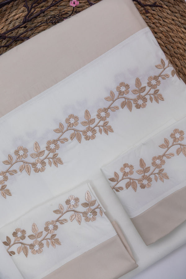 ملاية مطرزة Flourish Embroidered