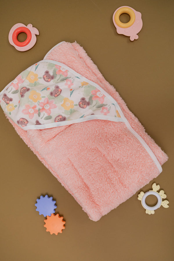 Printed Baby Fur Coverlet