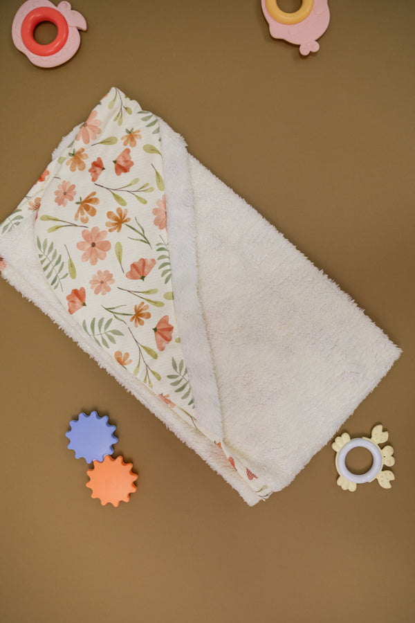 Printed Baby Fur Coverlet