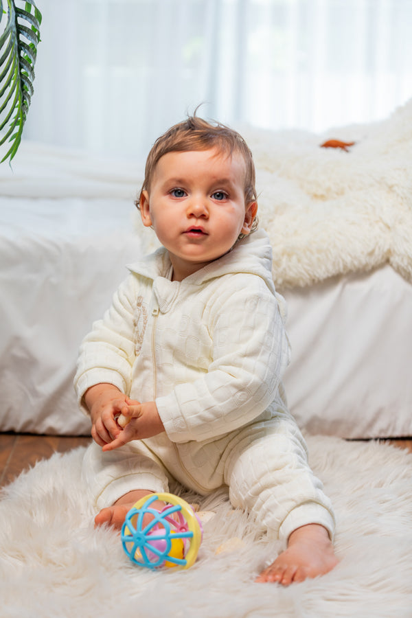 Hooded Baby Romper